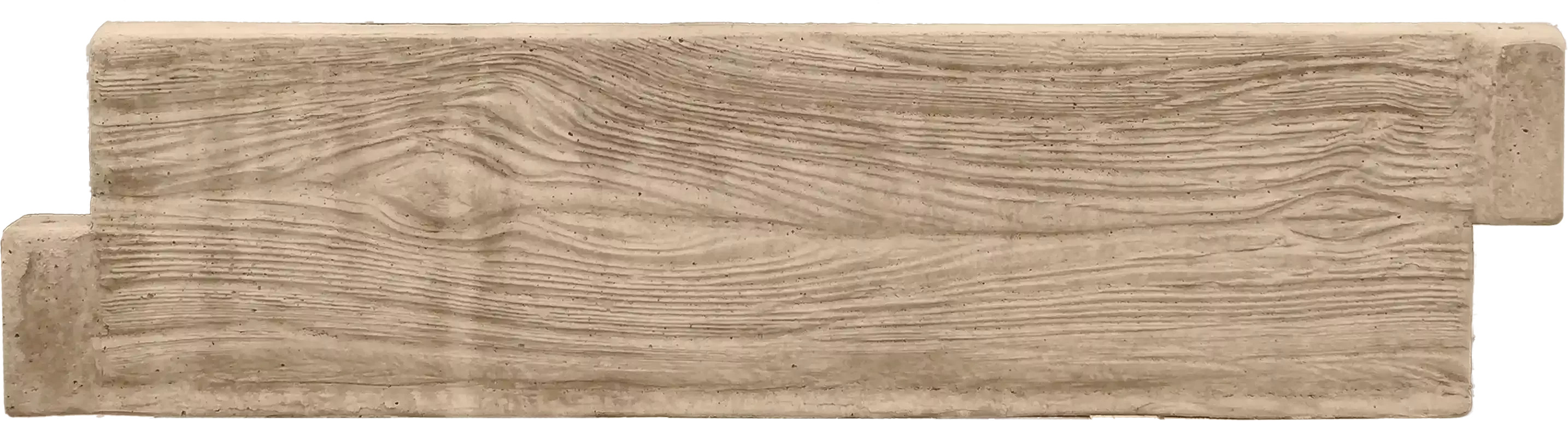 Betonový záhon, dekor dřevo, pískovec, 0,25 x 1m
