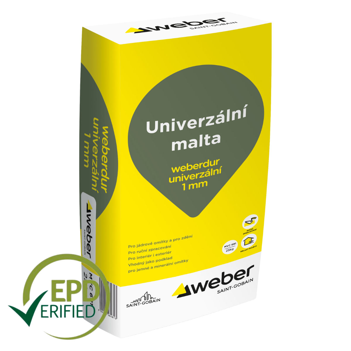 Weber malta univerzální weberdur 25 kg