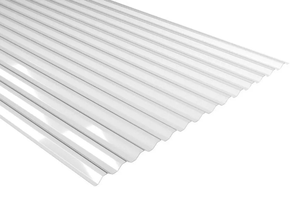 Deska plastová trapéz 70/18, 0,7x900x2000 mm, čirá