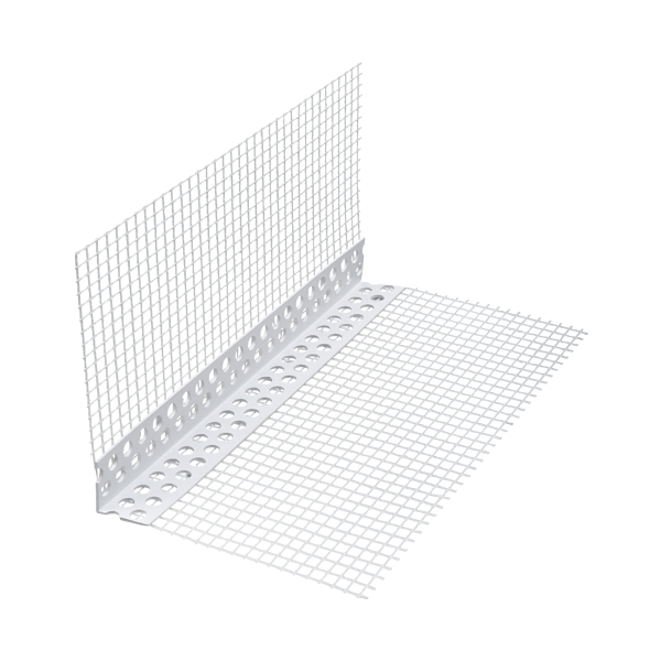 Kombi lišta rohová s tkaninou, plast 10x10x2,5 m
